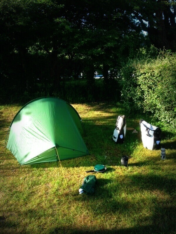 Camping in the sunshine France